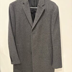 John W Nordstrom Wool & Cashmere Overcoat 42R